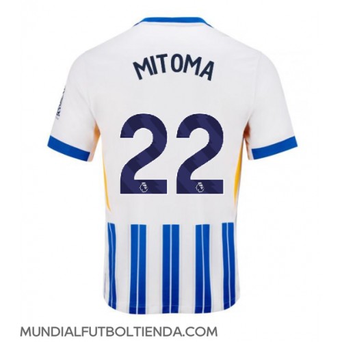 Camiseta Brighton Kaoru Mitoma #22 Primera Equipación Replica 2024-25 mangas cortas